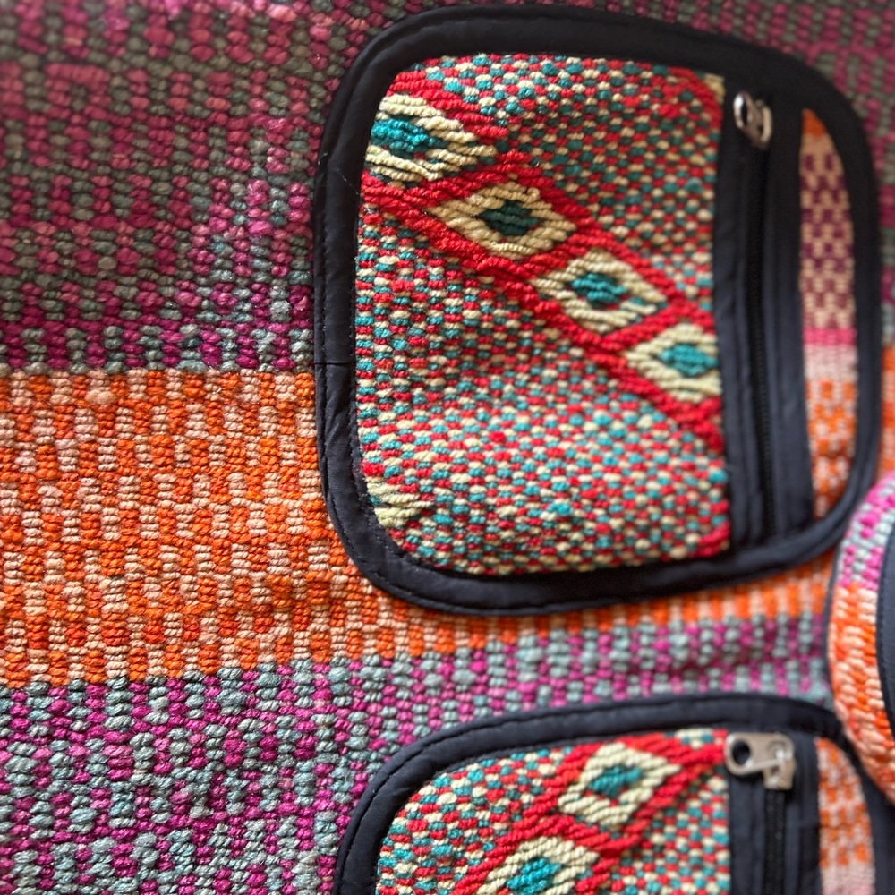 Handcrafted Peruvian Weekender Bag - image 6